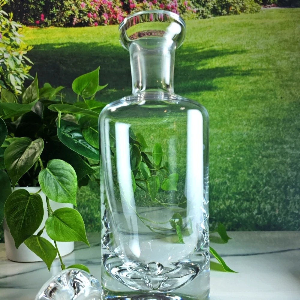 SOLD -Glass Decanter for scotch, vodka, bourbon, or other liquors